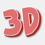Güzel 3D gradyan yazı tipi oluşturucu