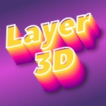 3D metin: katmanlardan oluşan gradyan efekti