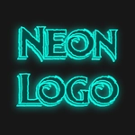 Güzel neon yazı tipi