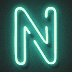 Neon GIF animasyon metni