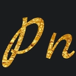 MarckScript yazı tipiyle altın metin