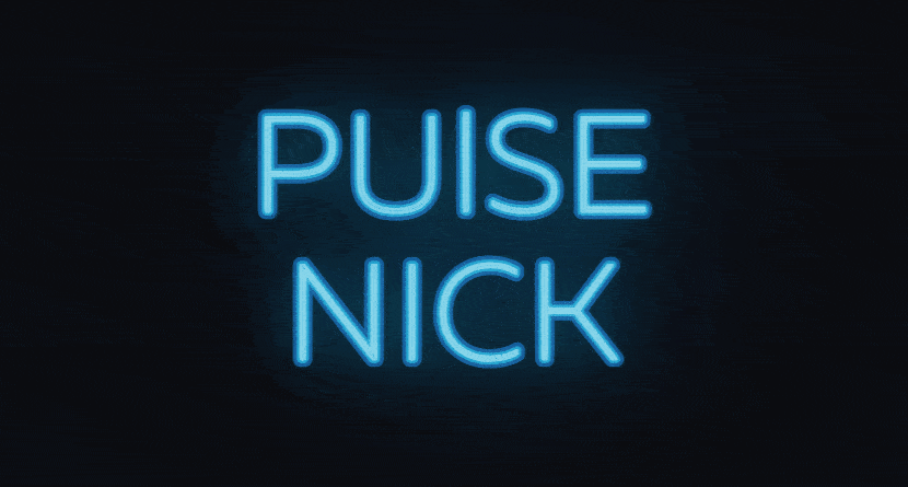 Pulsating animasyon neon takma adı için