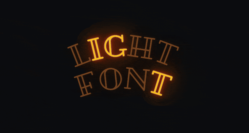 Takma ad için neon efekti açılışı