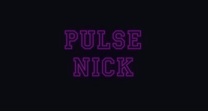 Takma ad için parlayan neon font