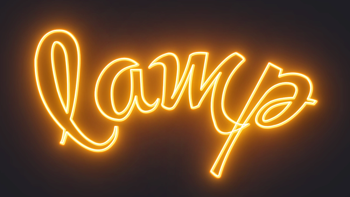 Yazı tipini sarı parlayan neon olarak değiştir