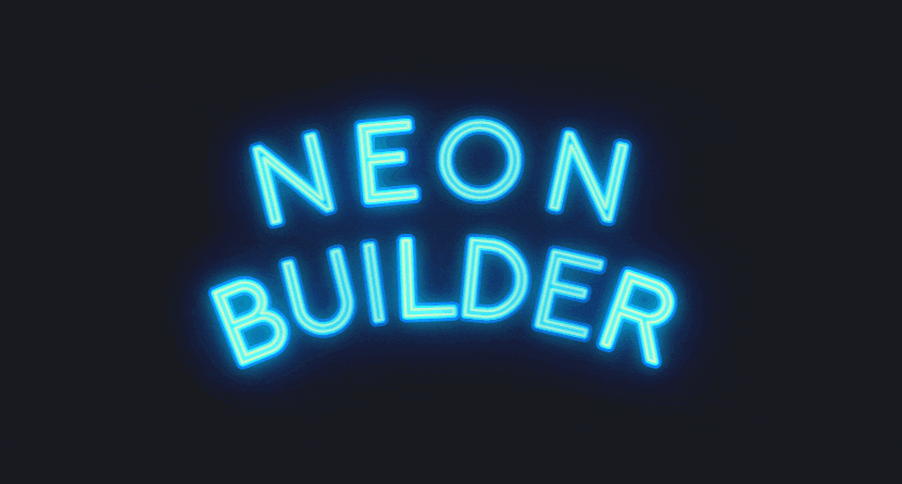 Video için neon işareti