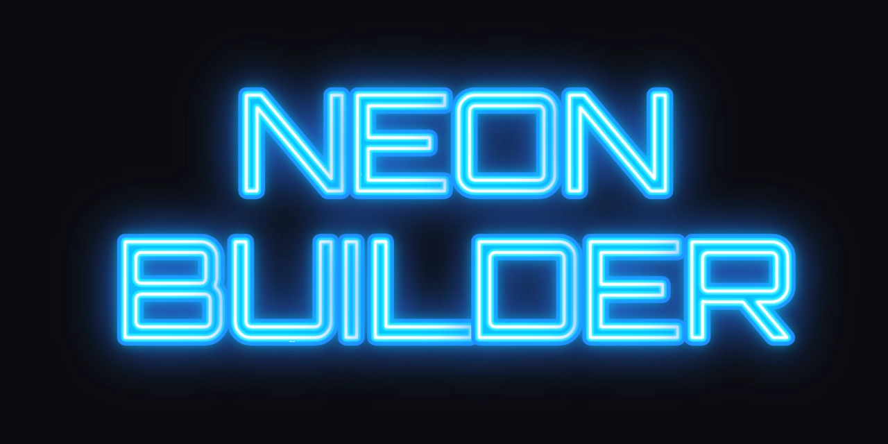 Klasik neon yazı tipi