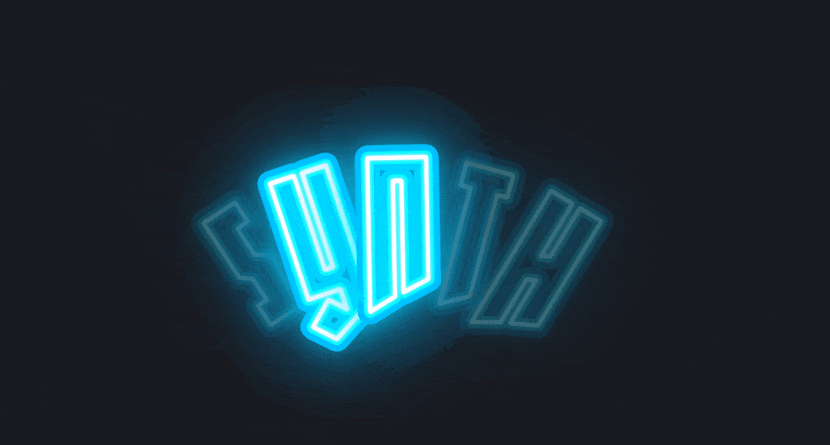 Neon açılış efekti