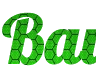 Yeşil bölümlü arka planla güzel png başlık oluşturucu - Lobster font